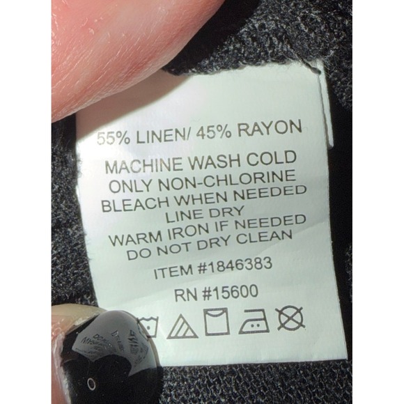 Briggs Linen Blend Shorts Womens XXL Elastic Waist Pull On Casual Utility - Picture 5 of 6